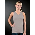 Junior's L A T  Sportswear Racerback Tank Top